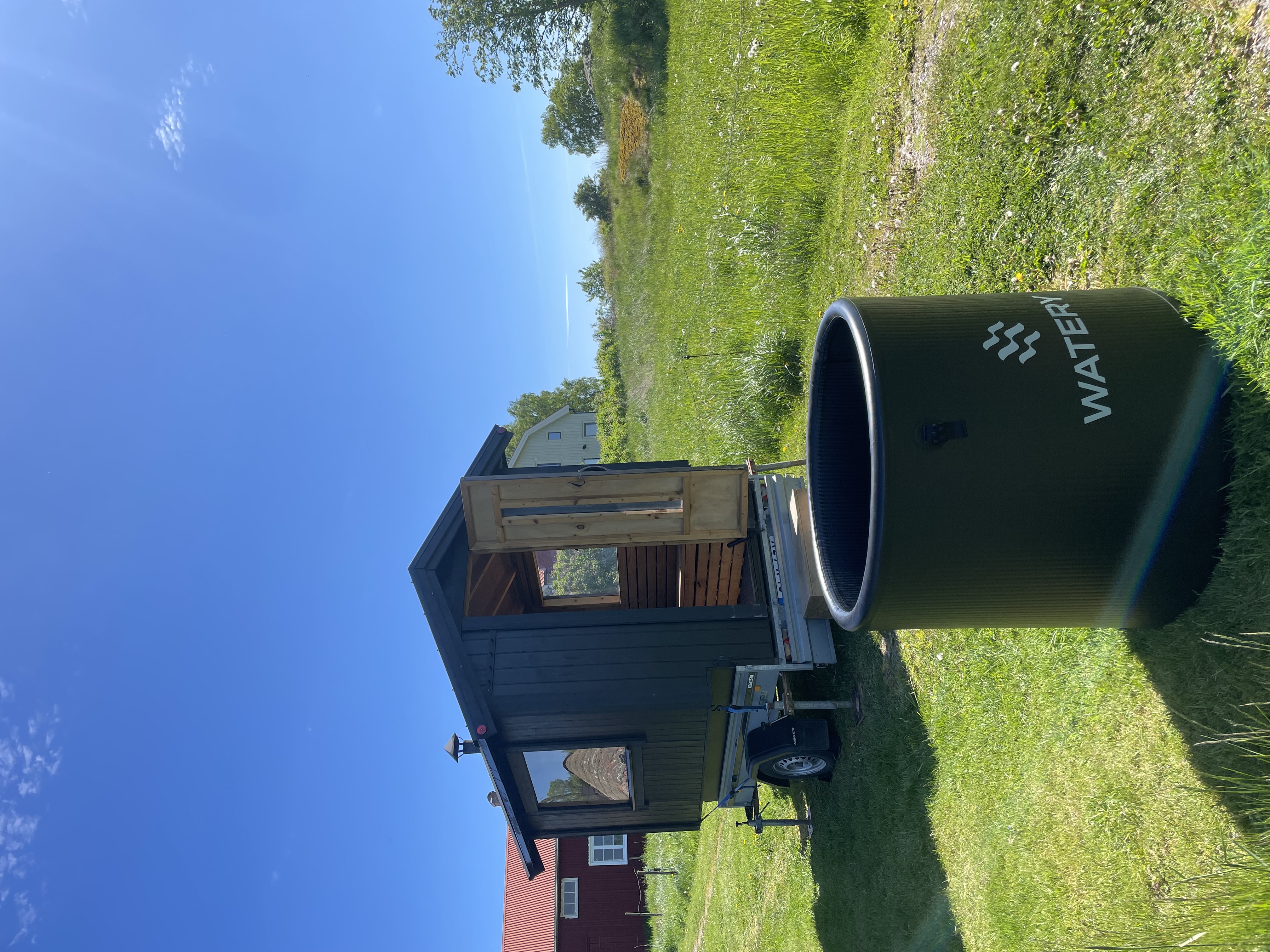 Uppblåsbart kallbad