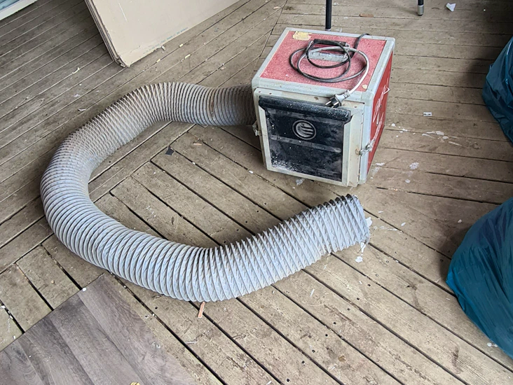 Luftrenare/dammfälla