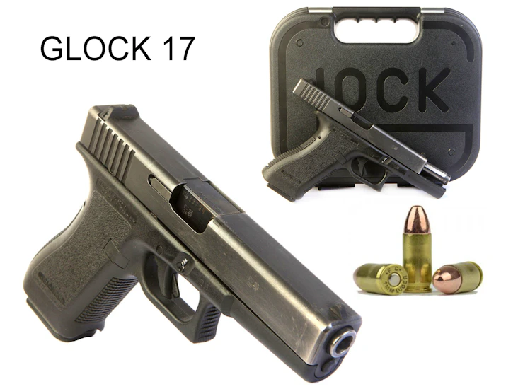 Deactivated glock 17 hand gun pistol (genuine / w ammo)