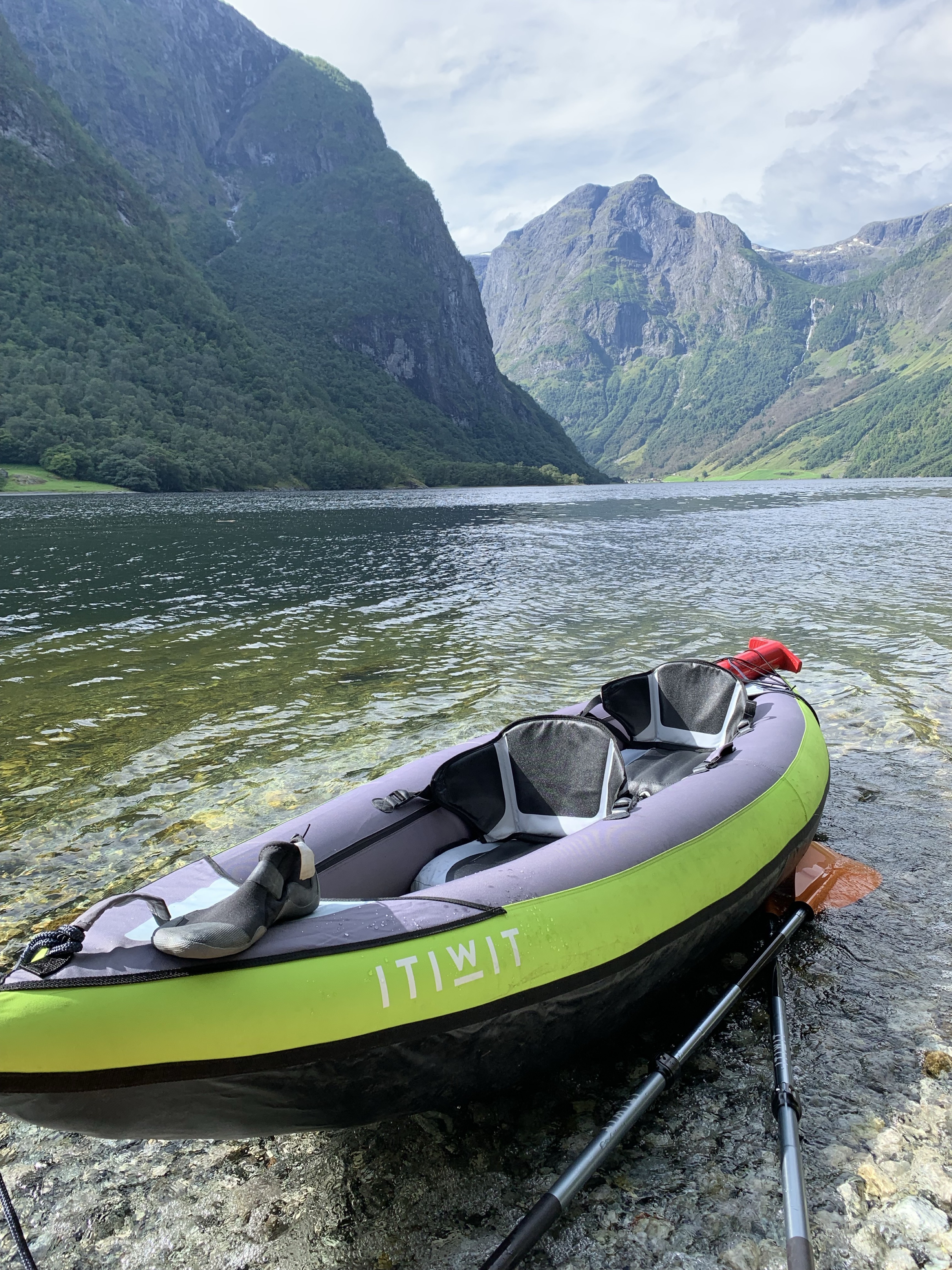 Uppblåsbar tvåmannakajak 
