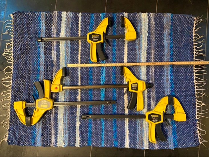 4 st snabbtvingar med quick-release