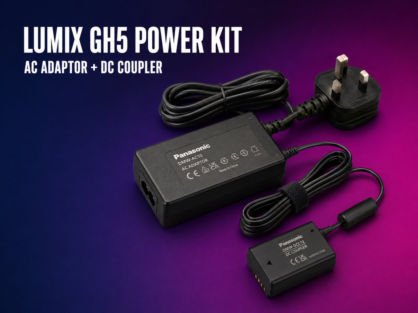Panasonic lumix gh5 continuous mains power kit