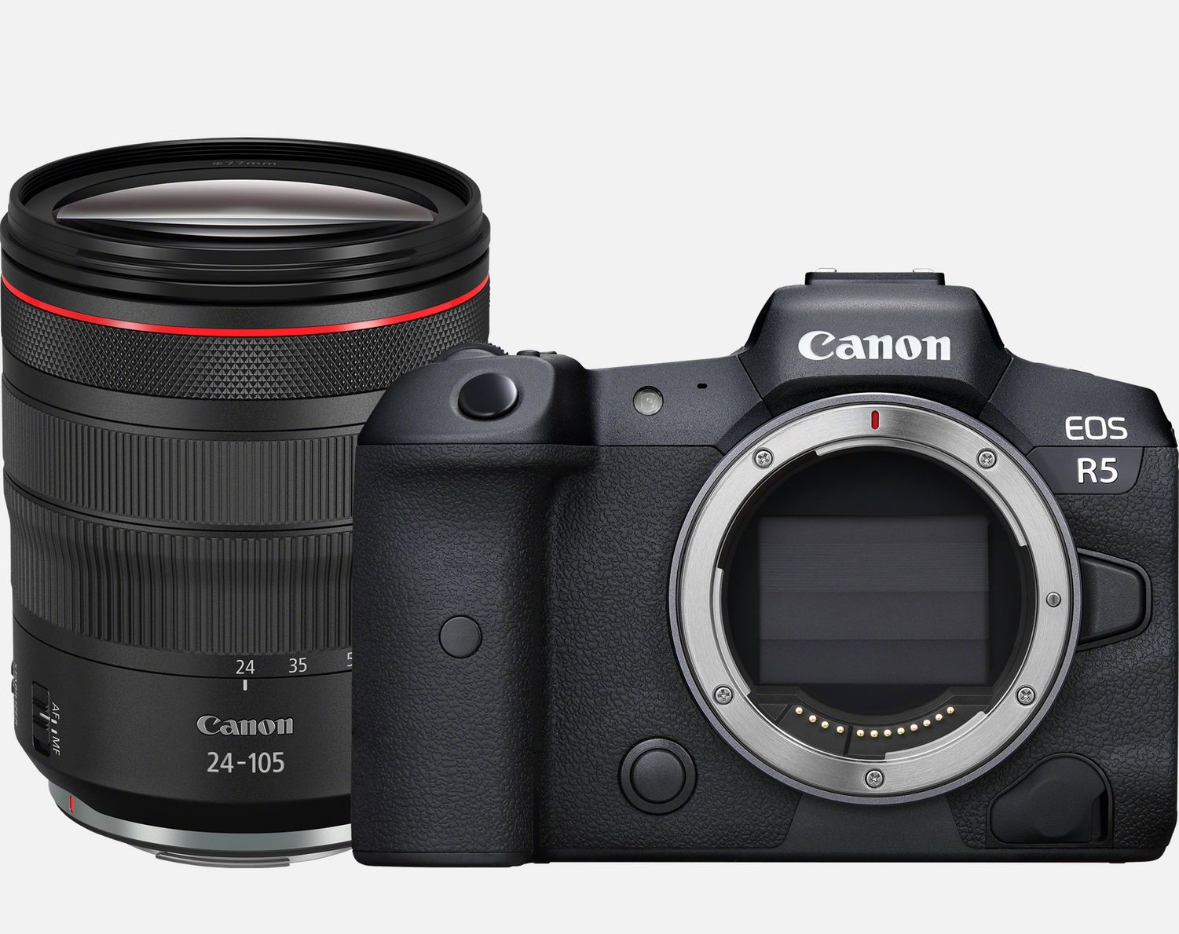 Canon r5 ii with rf 24-105mm f/4 l is usm