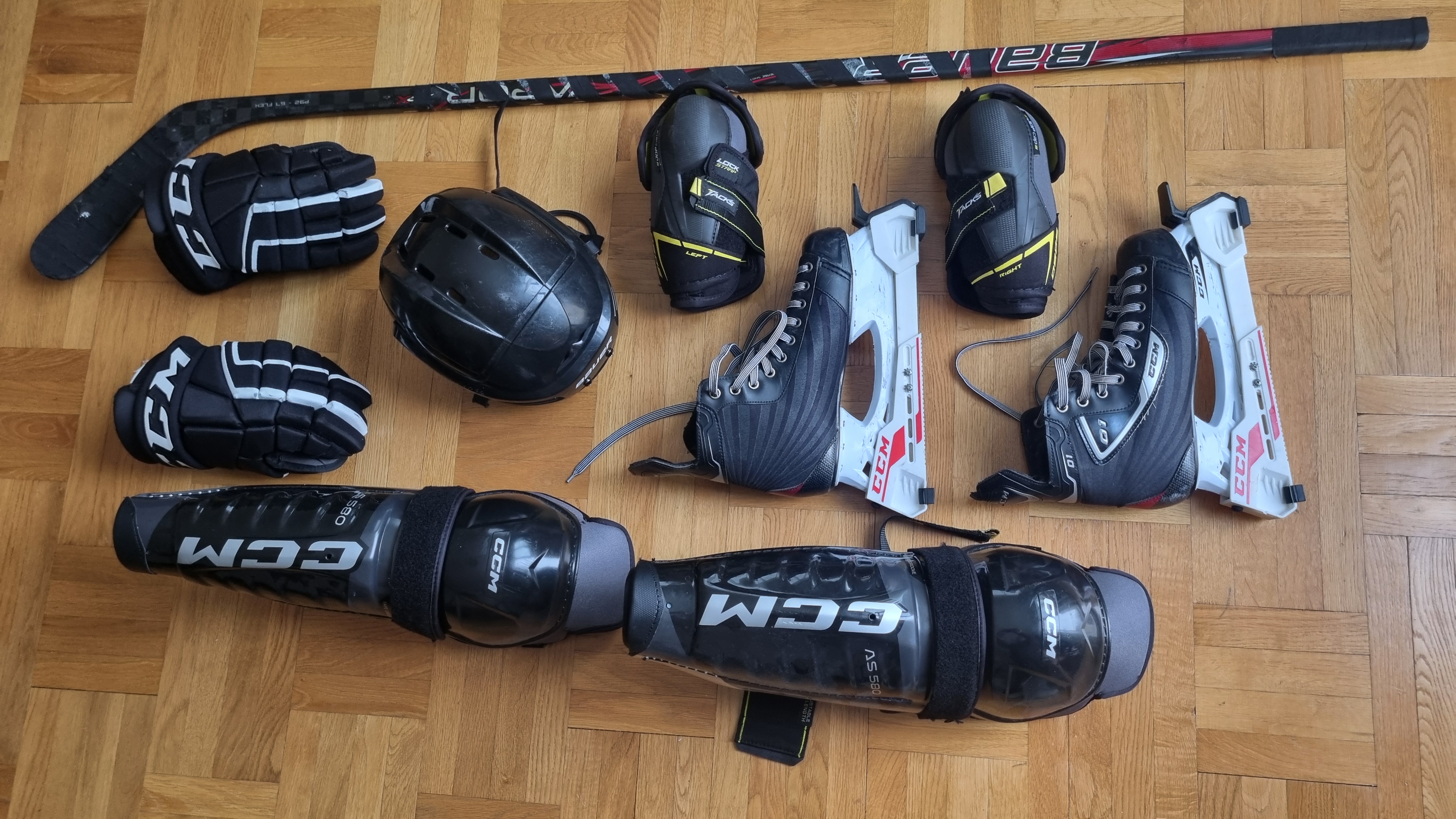 Hockeyutrustning med det viktigaste