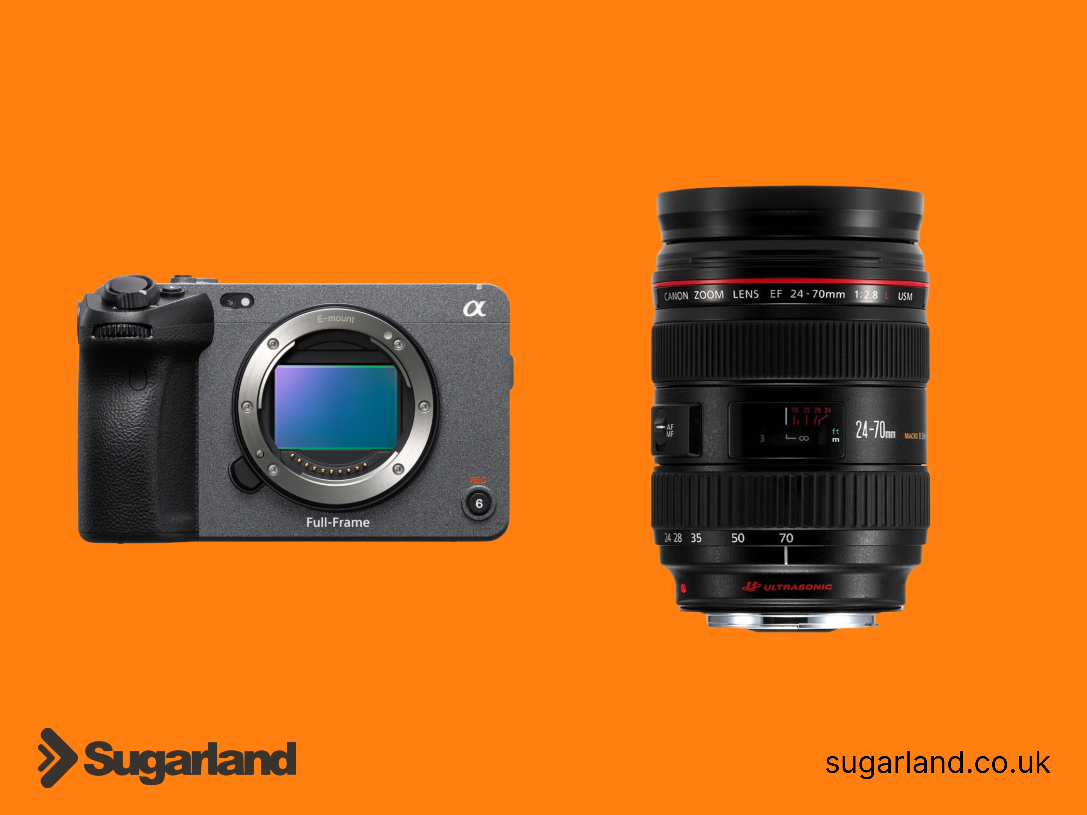Sony fx3 + canon ef 24-70mm f/2.8 zoom lens