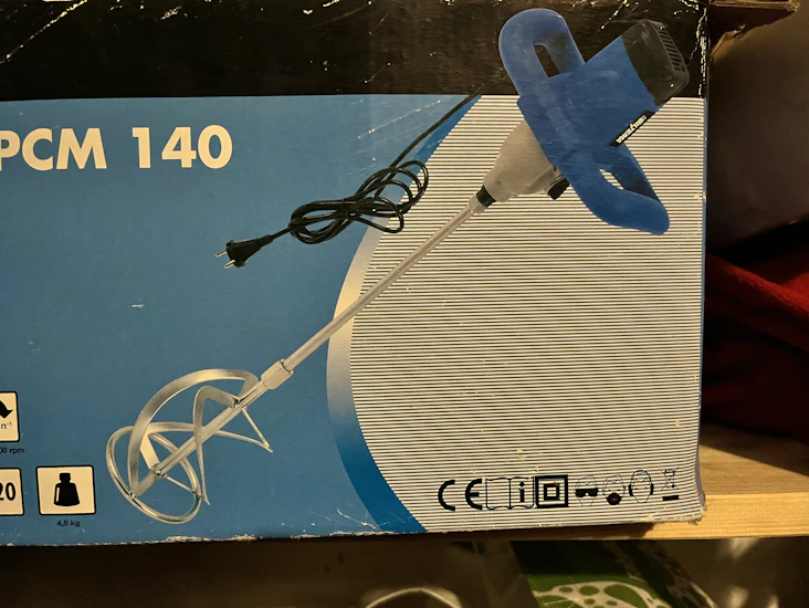 Omrörare för betong, puts mm. - pcm 1400 w