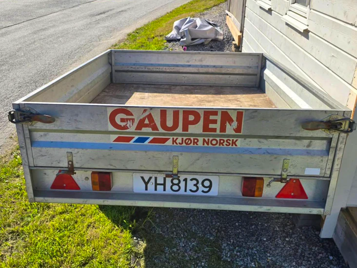 Gaupen tilhenger leies ut i bodø