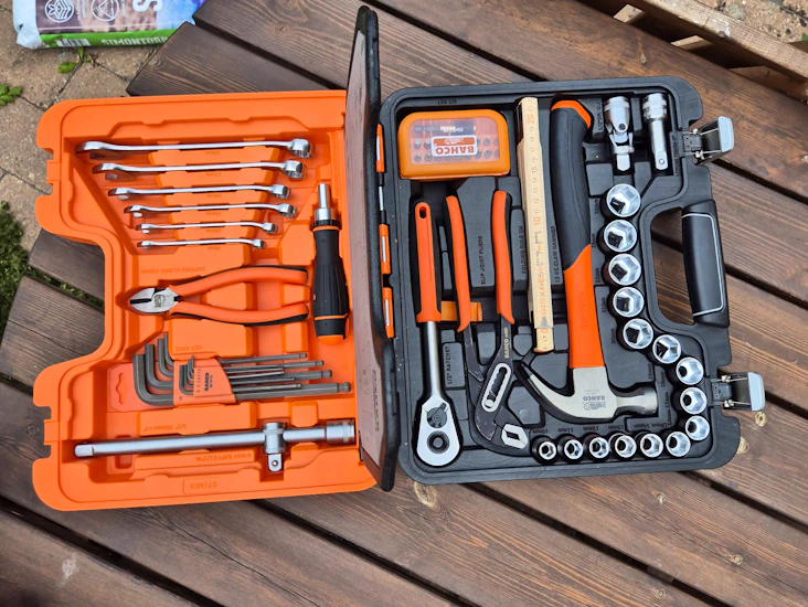 Bahco hyls- och verktygssats