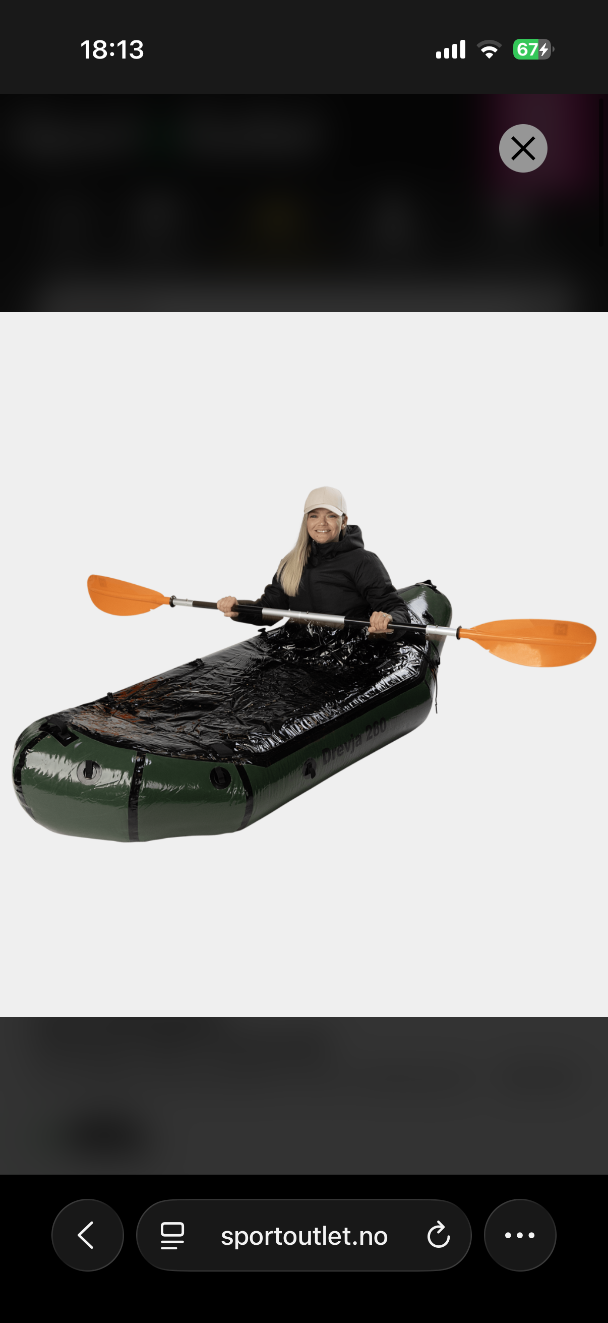 Monsen packraft drevja 260