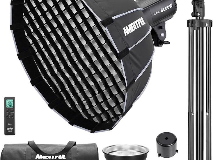 Studiolampa – godox sl60w med softbox och stativ