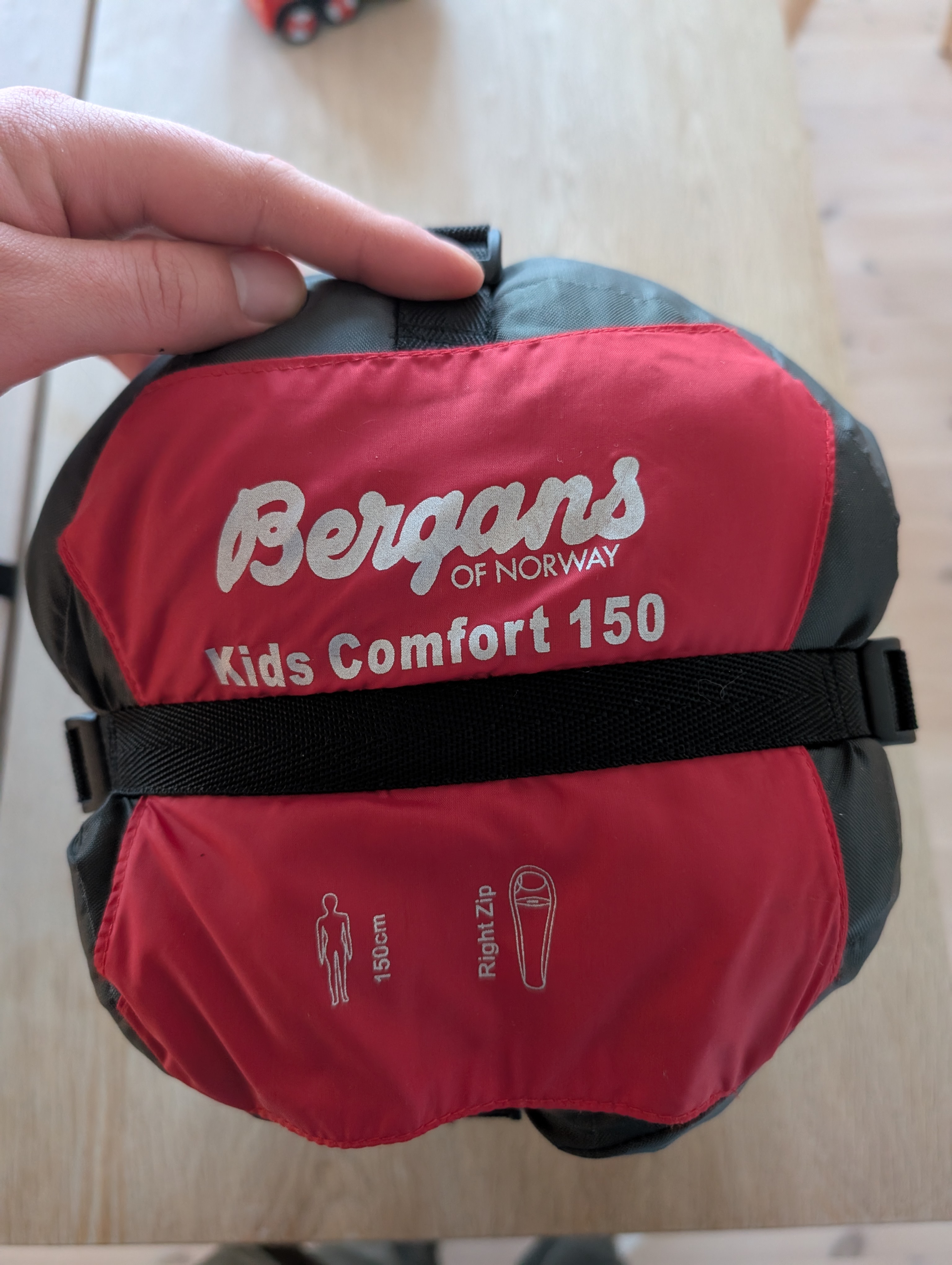 Sovepose bergans junior 150 cm sommer 
