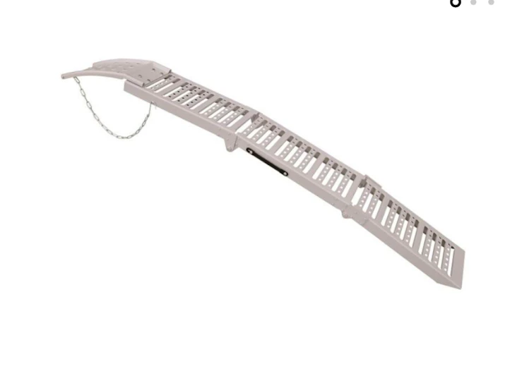 Ihopfällbar lastramp