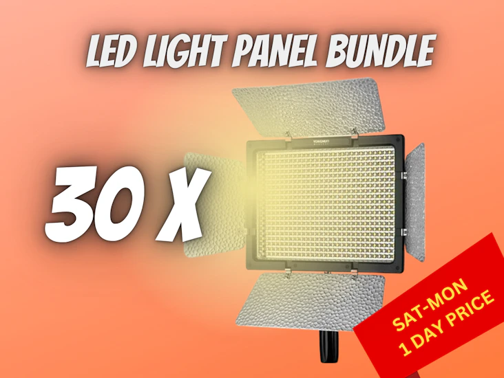 30x led light bundle led 900 1200 amaran p60c mix of studio lights special offer