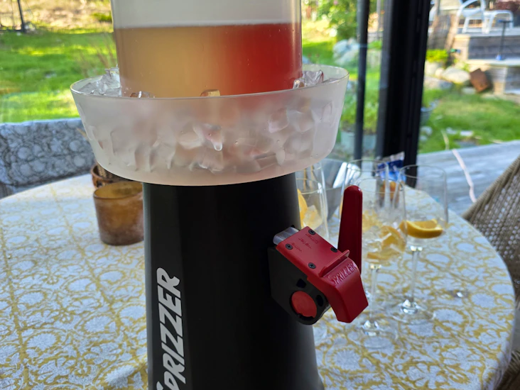 Sprizzer blandningsautomat för aperol spritz eller annan dryck