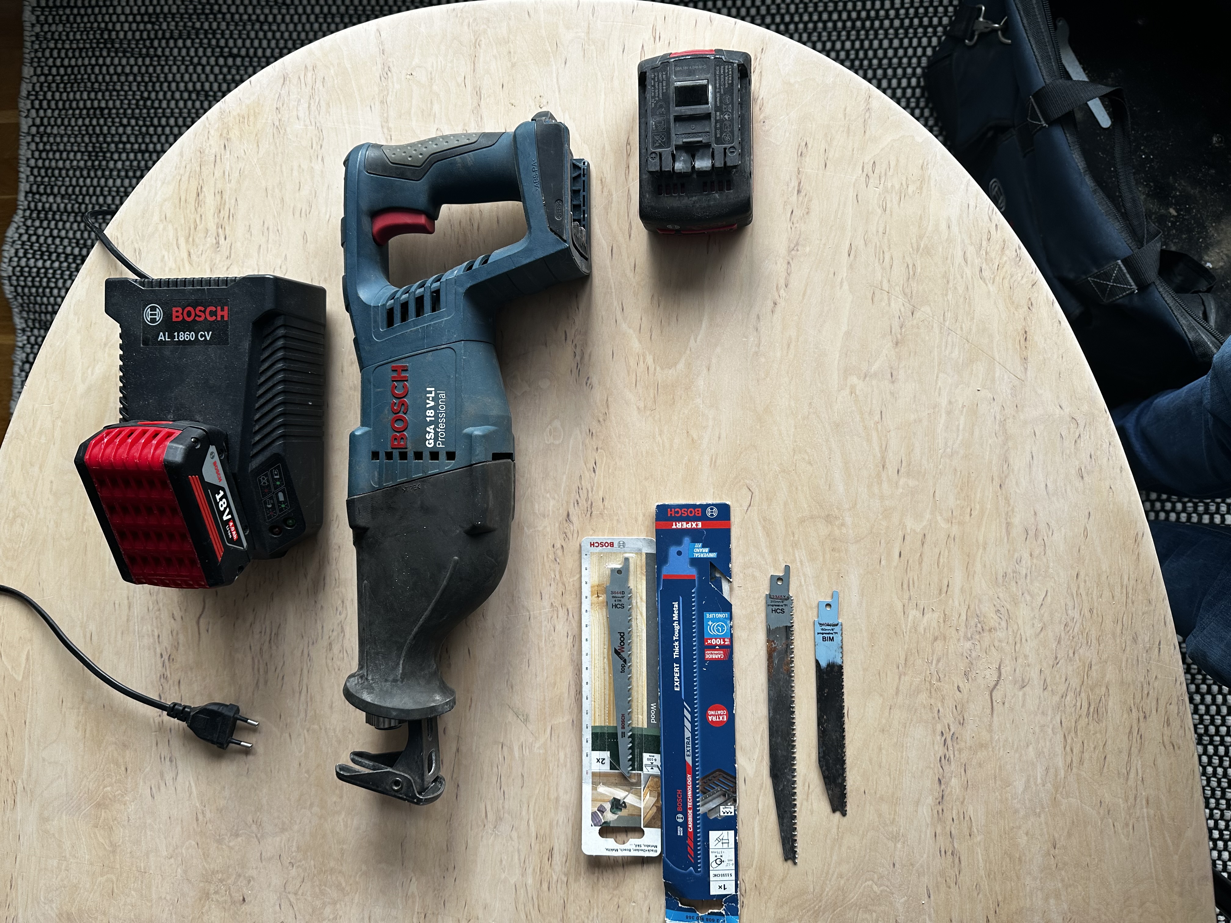 Bosch gsa 18 v-li professional tigersåg