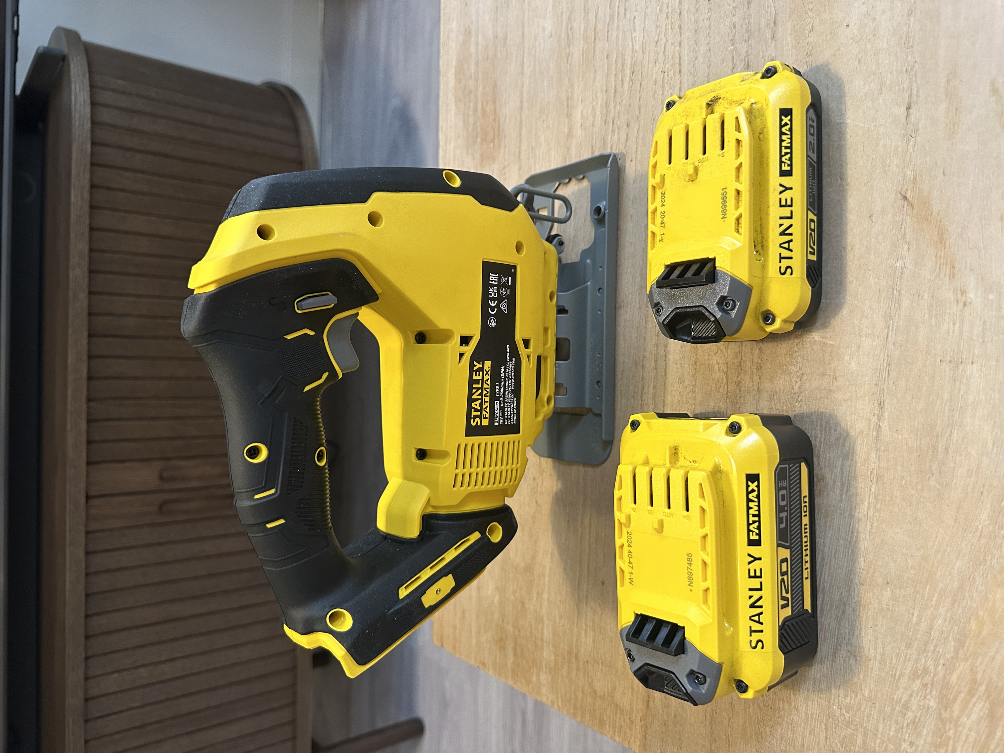 Stanley fatmax v20 18v stikksag | 2 batterier + lader inkludert