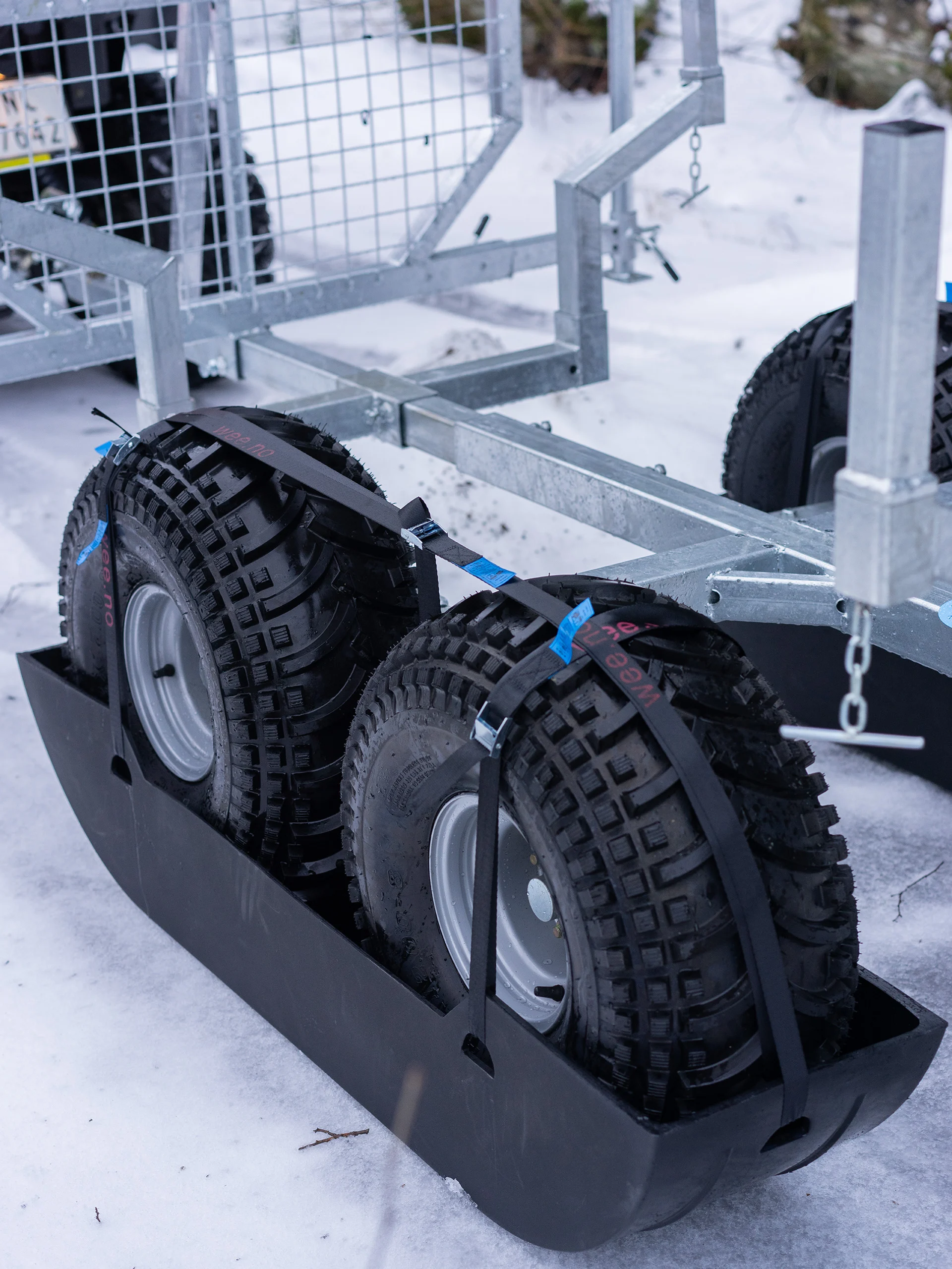 Ski til boggihenger - atv/mini traktor