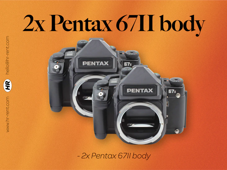 2x pentax 67 ii body