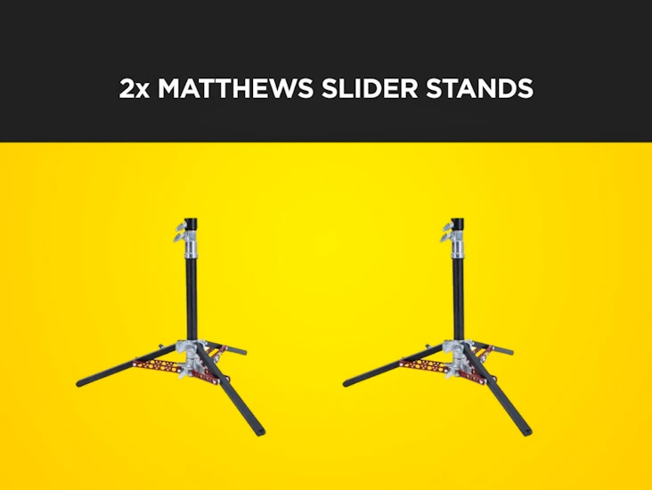 2 x matthews slider stands