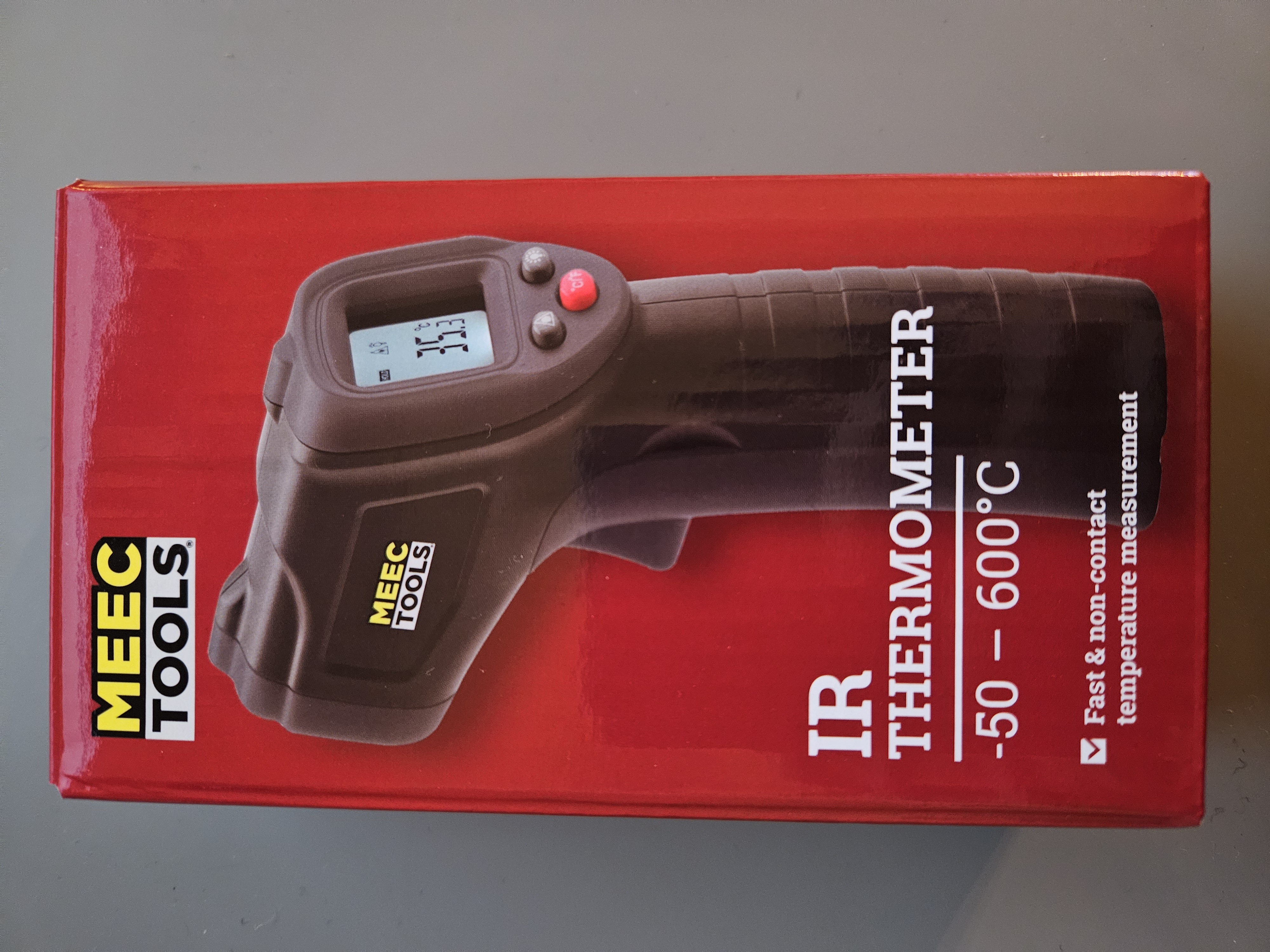 Meec tools ir-termometer -45 - 600°c
