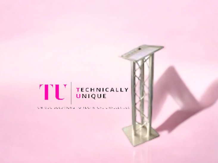 Truss trilite lectern hire - delivered/collected