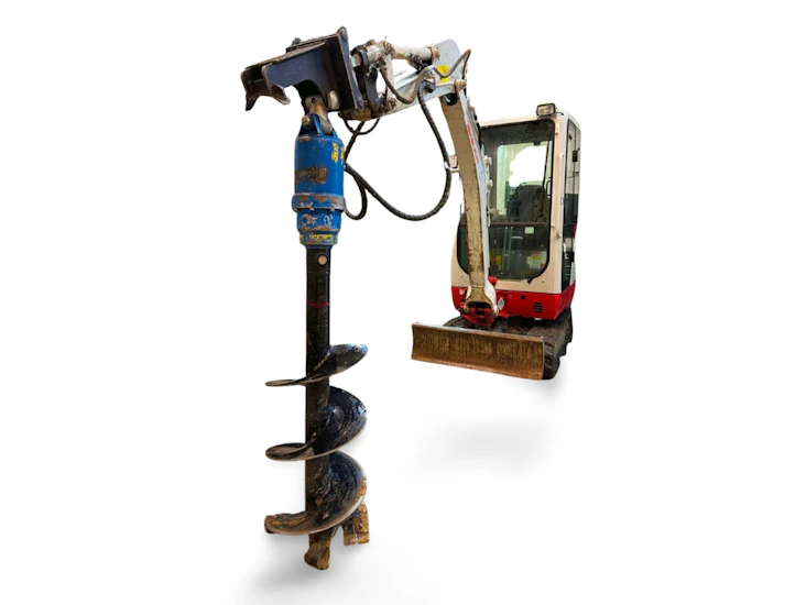 Minigrävare och jordborr 10-40cm diameter
