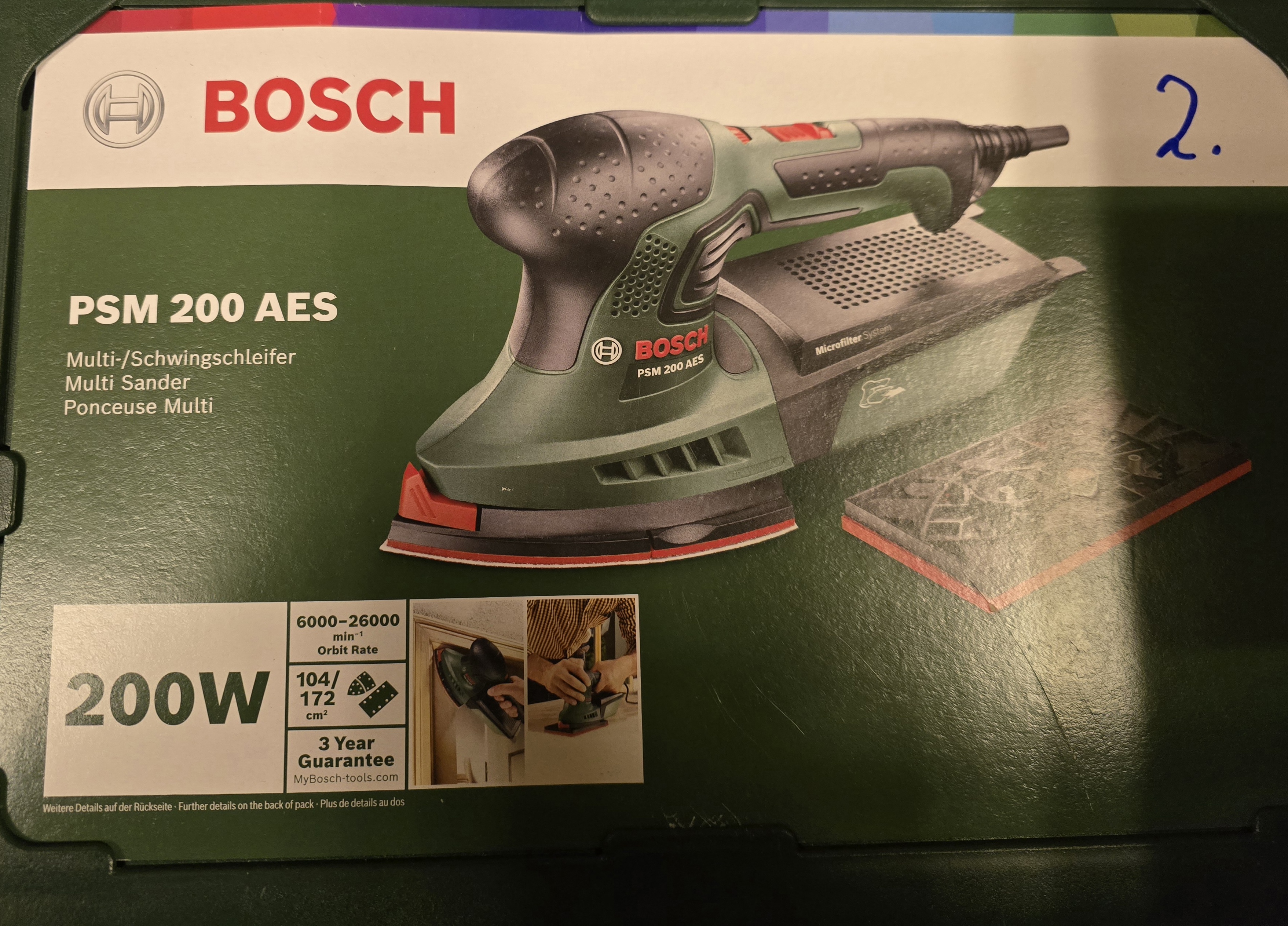 Bosch psm 200 aes multisliper - maskin 2