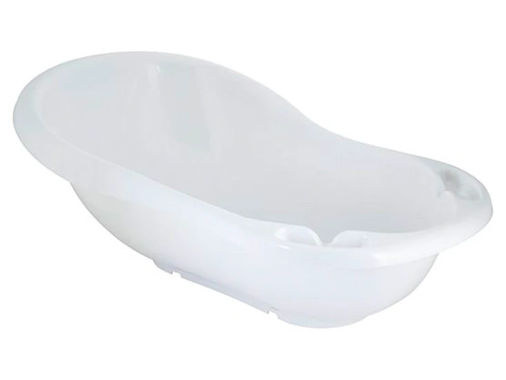 White bath tub baby