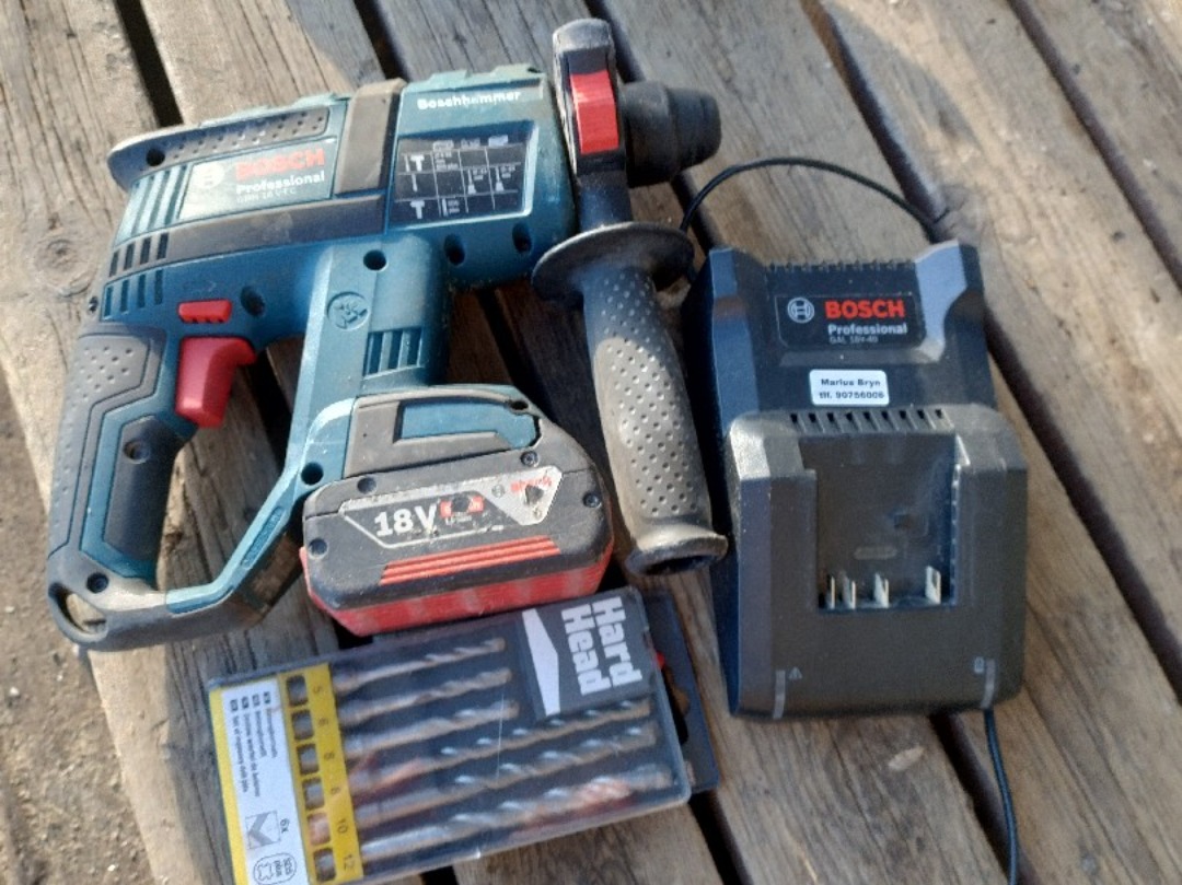 Bosch gbh 18v ec borhammer leies ut