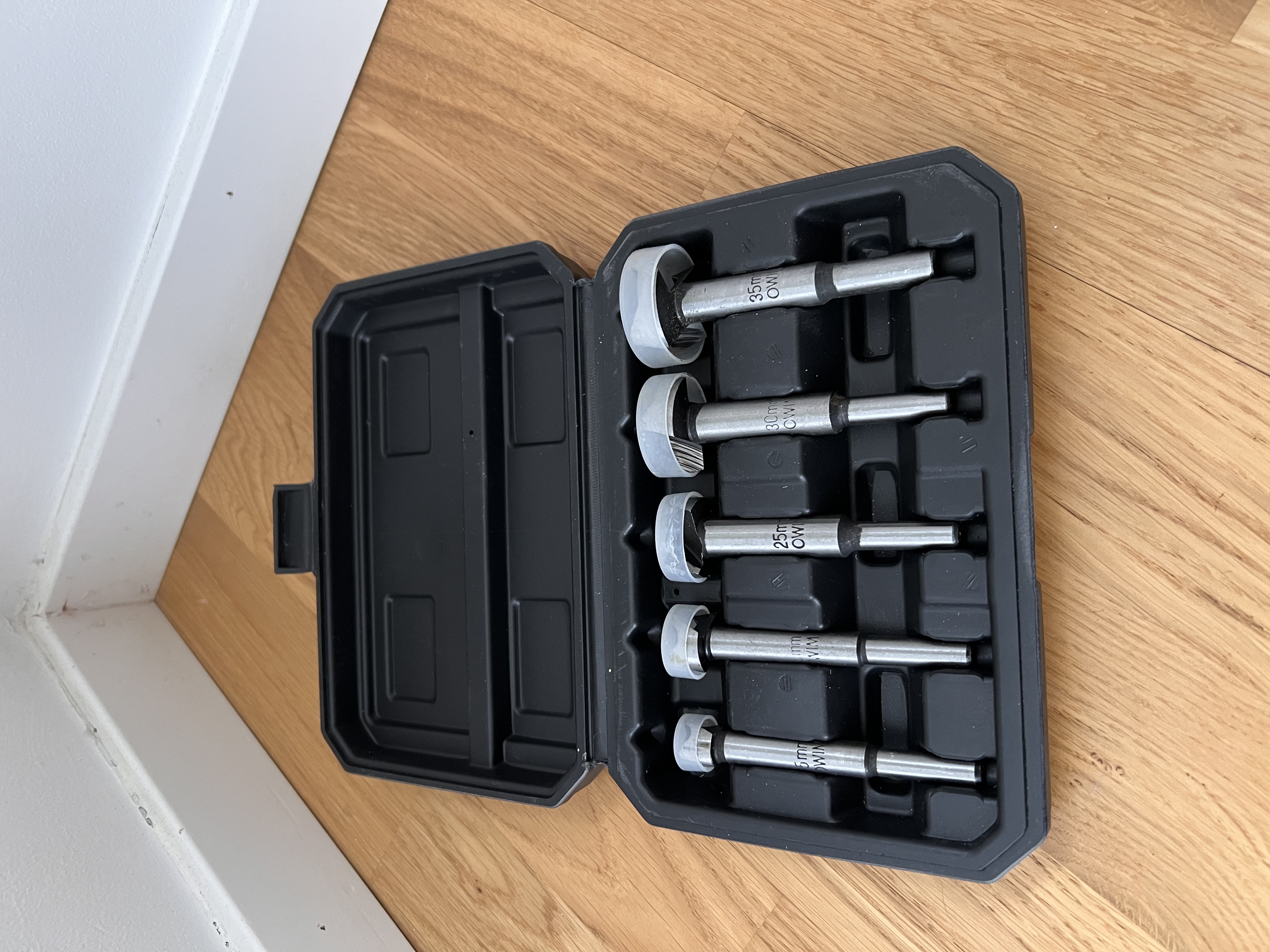Cylinderborrsats / hålsåg parkside 5 delar (15–35 mm) – perfekt för trä & installationer