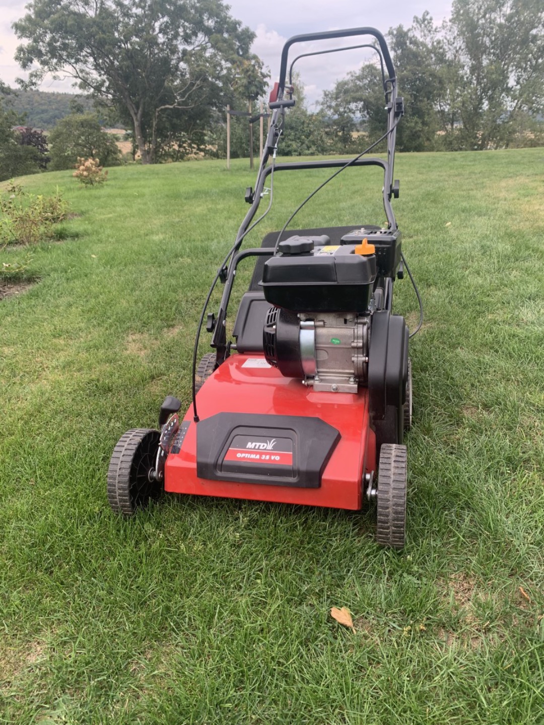 Bensindriven vertikalskärare