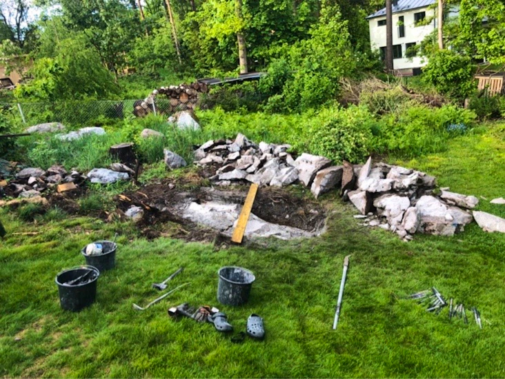 Akut stenborttagning hel uppsättning 22 mm