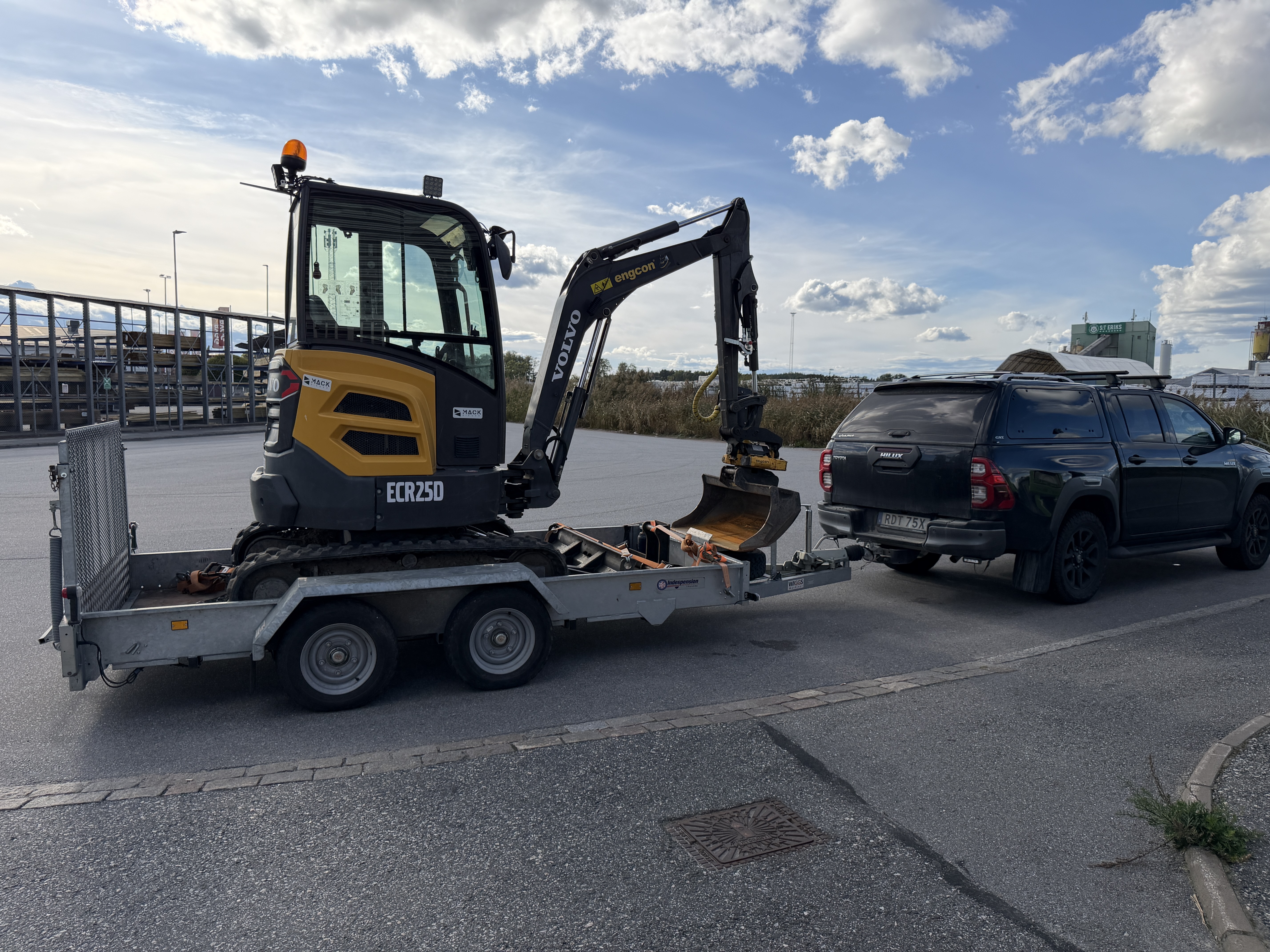 Minigrävare 2,5 ton