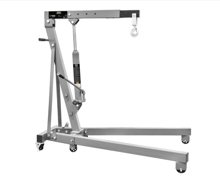 Hydraulisk verkstedkran / motorløft 1 tonn