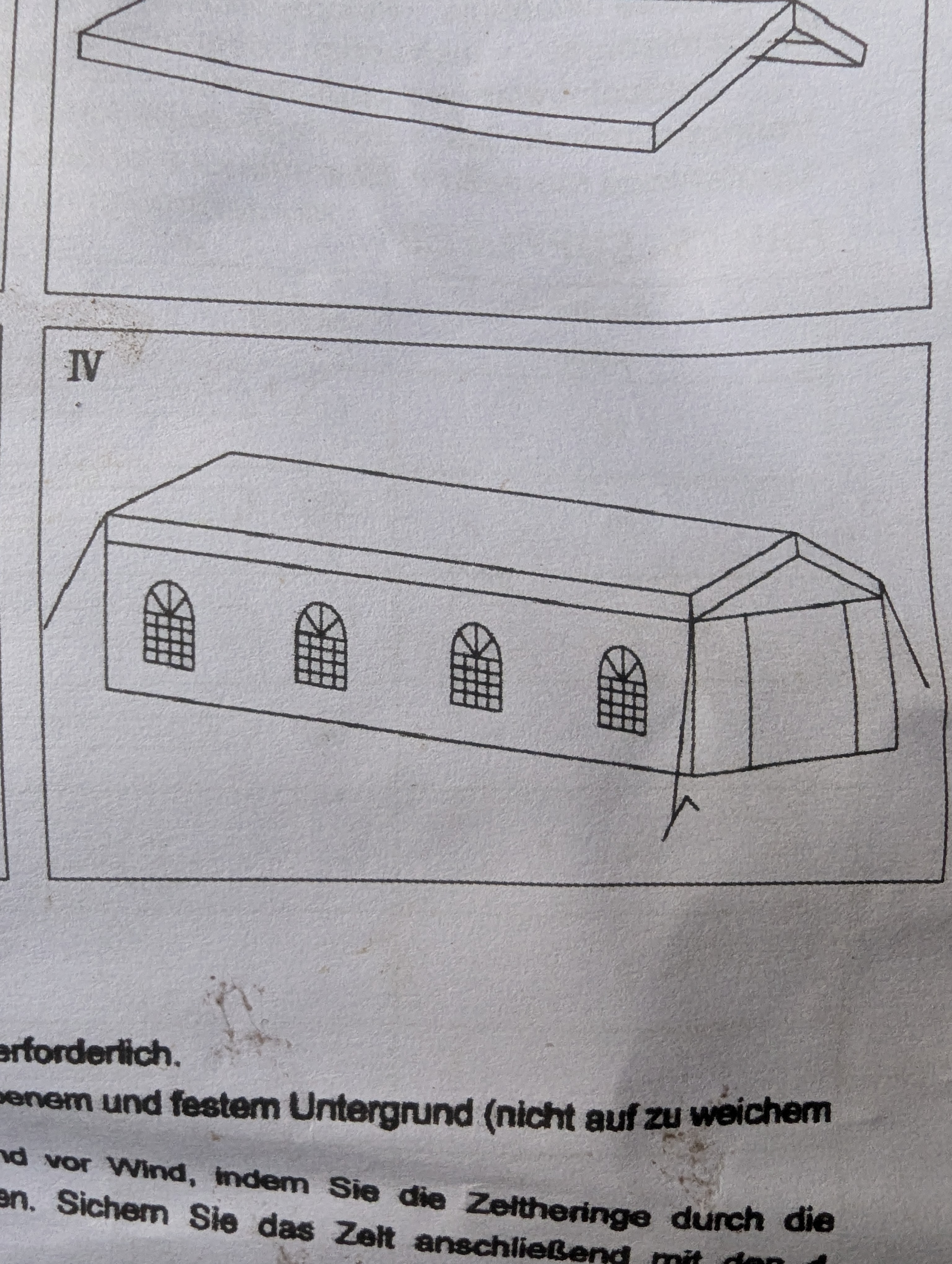 Partytält 8 * 4 meter