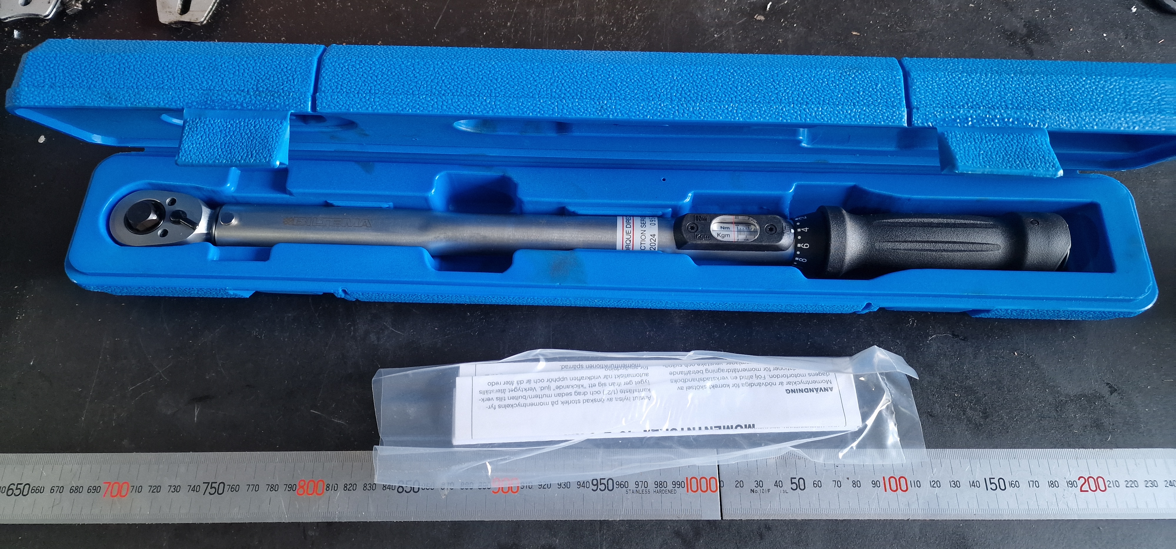 Biltema momentnøkkel 40-210nm