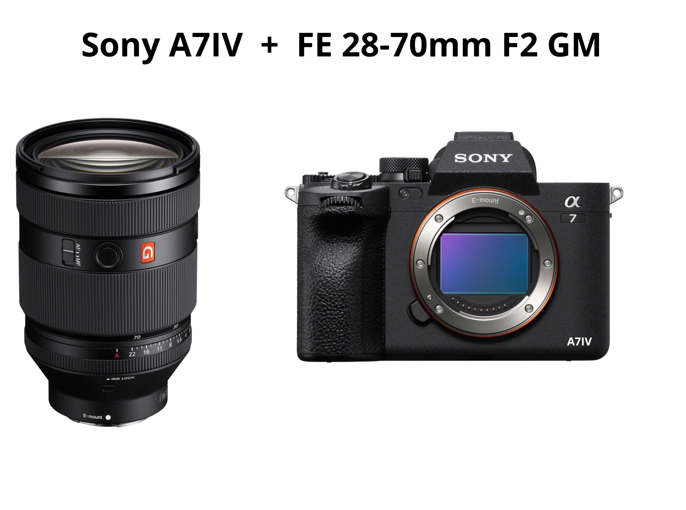 Sony a7iv + fe 28-70mm f2  gm (sony a74)