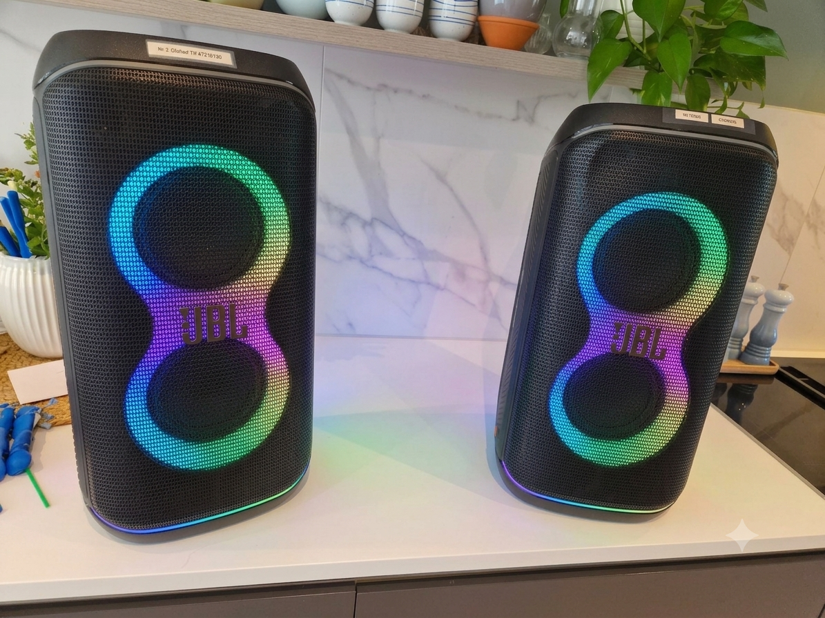 2x høytalere jbl club 120 med stativ