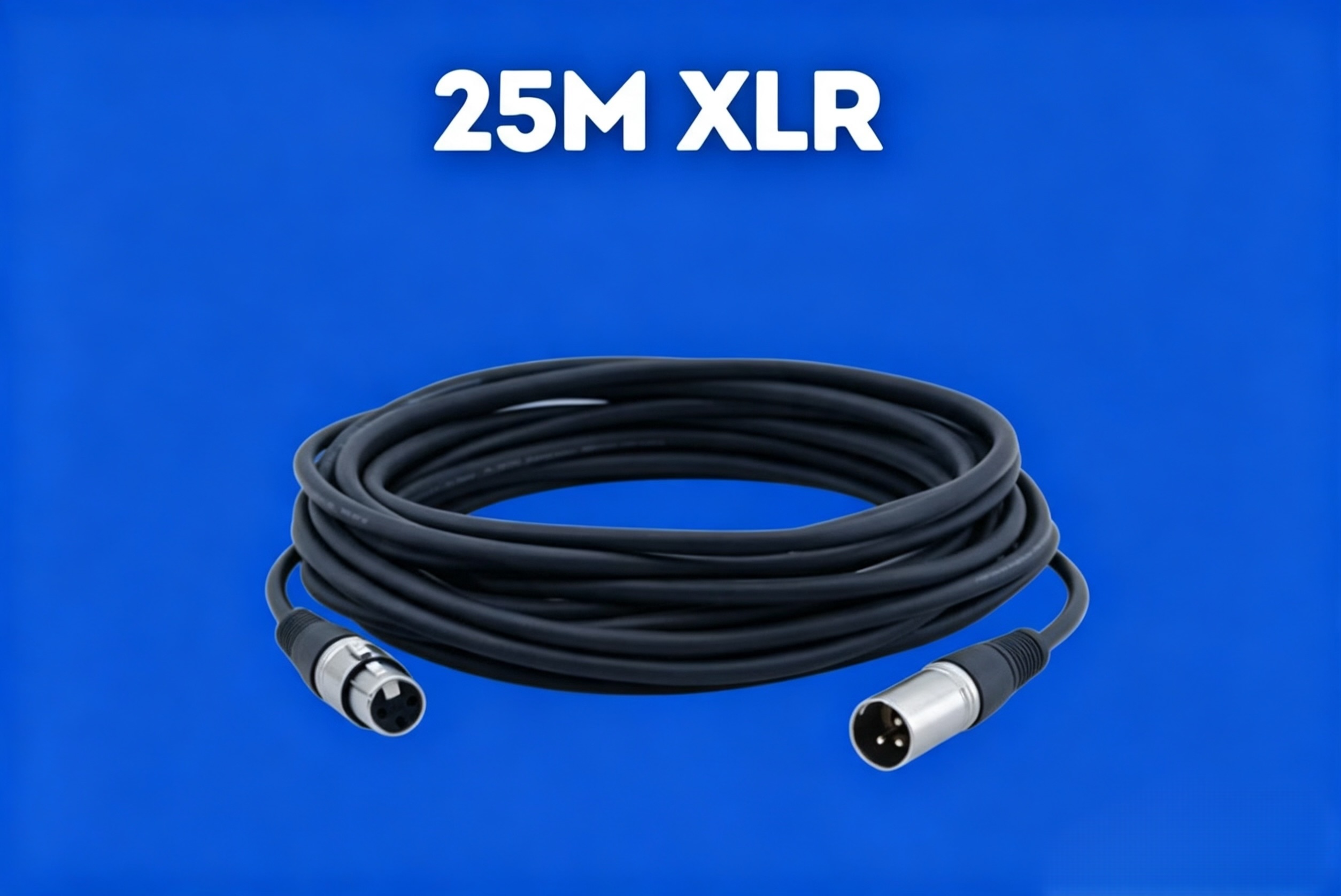 25m xlr to xlr cable