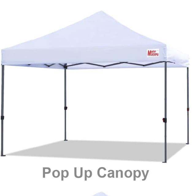 Canopy heavy duty pop-up gazebo tent (2.5x2.5m,white)