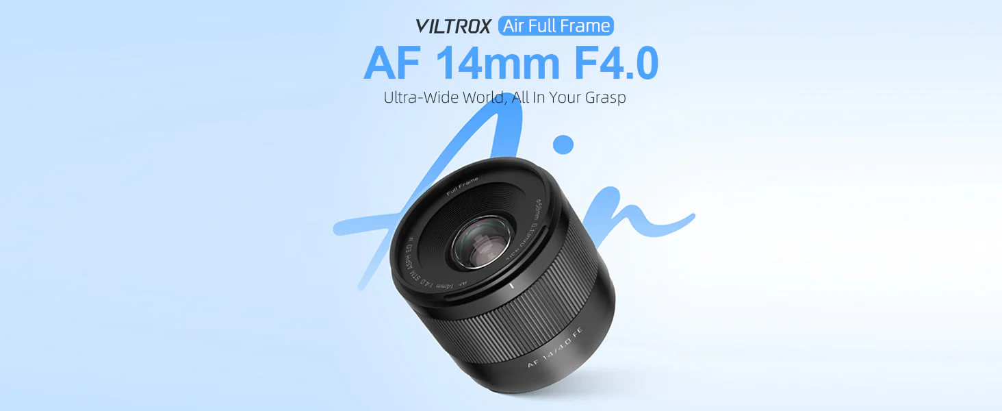 Viltrox 14mm f/4 e-mount lens