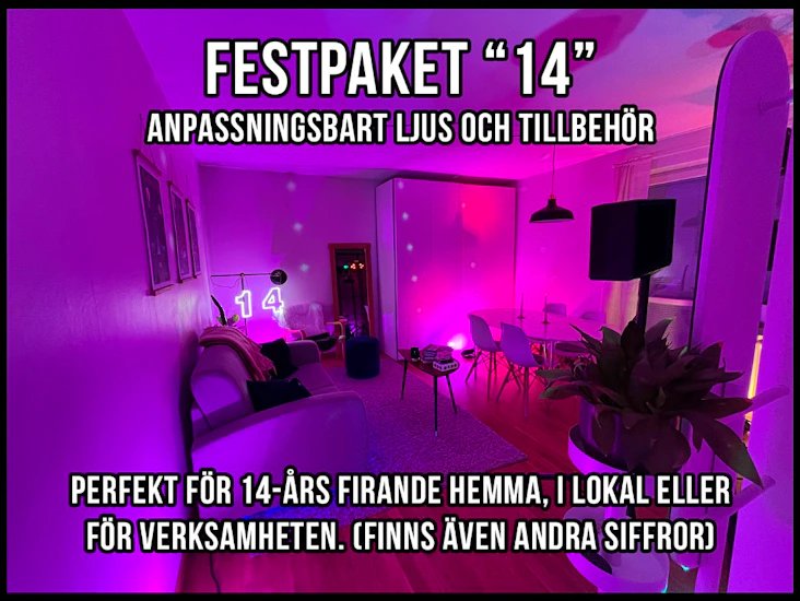 14-års tillställning - kan anpassas