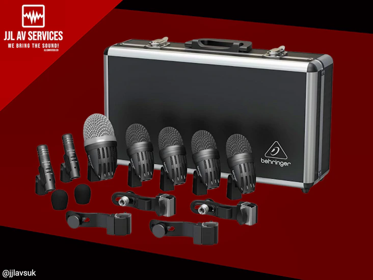 Behringer bc1500 7-piece drum microphone set