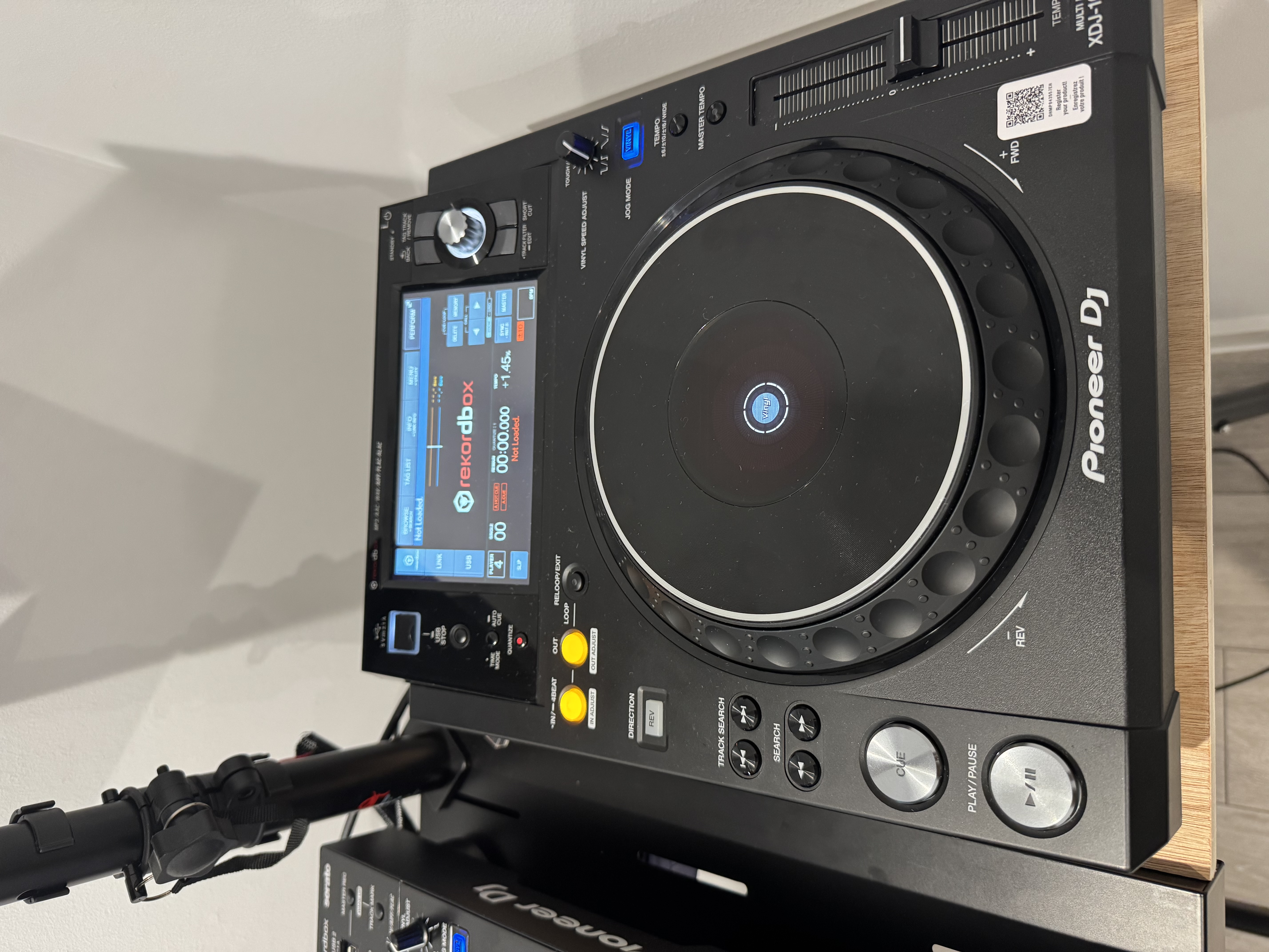 Pioneer xdj-1000mk2 professional dj multiplayer (single deck