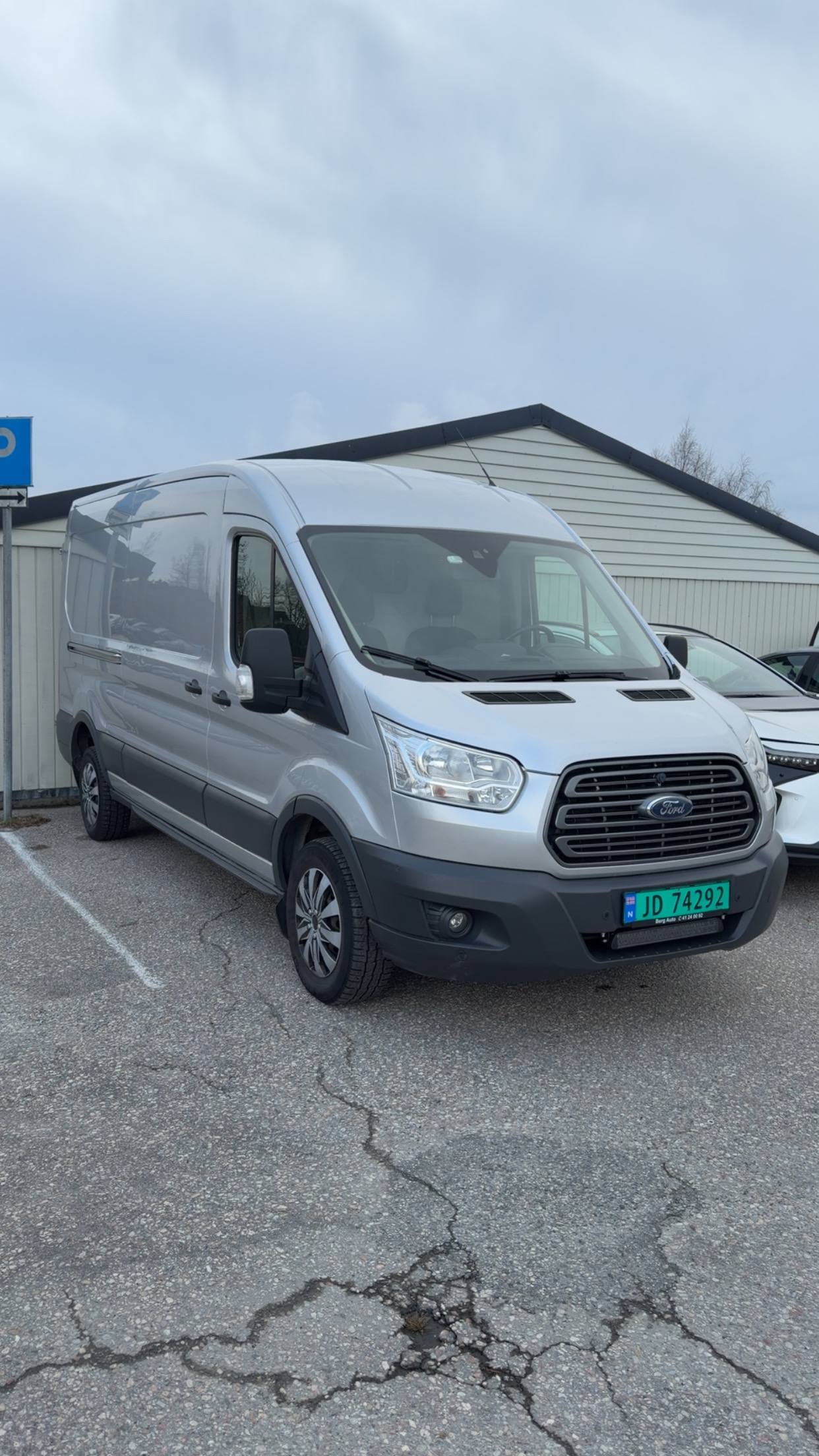 Ford transit 6m kl-b 2800kg hengervekt