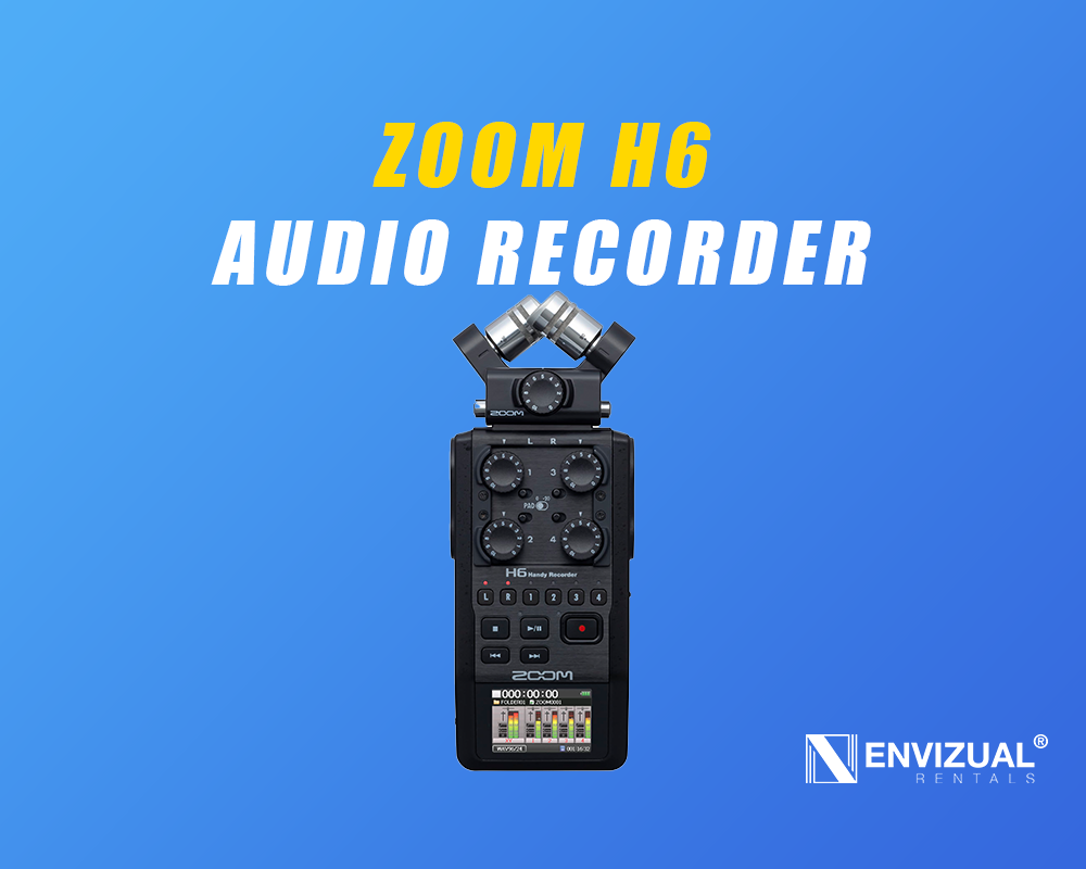 Zoom h6 audio xlr recorder interface