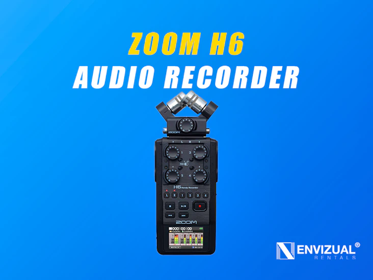 Zoom h6 audio xlr recorder interface