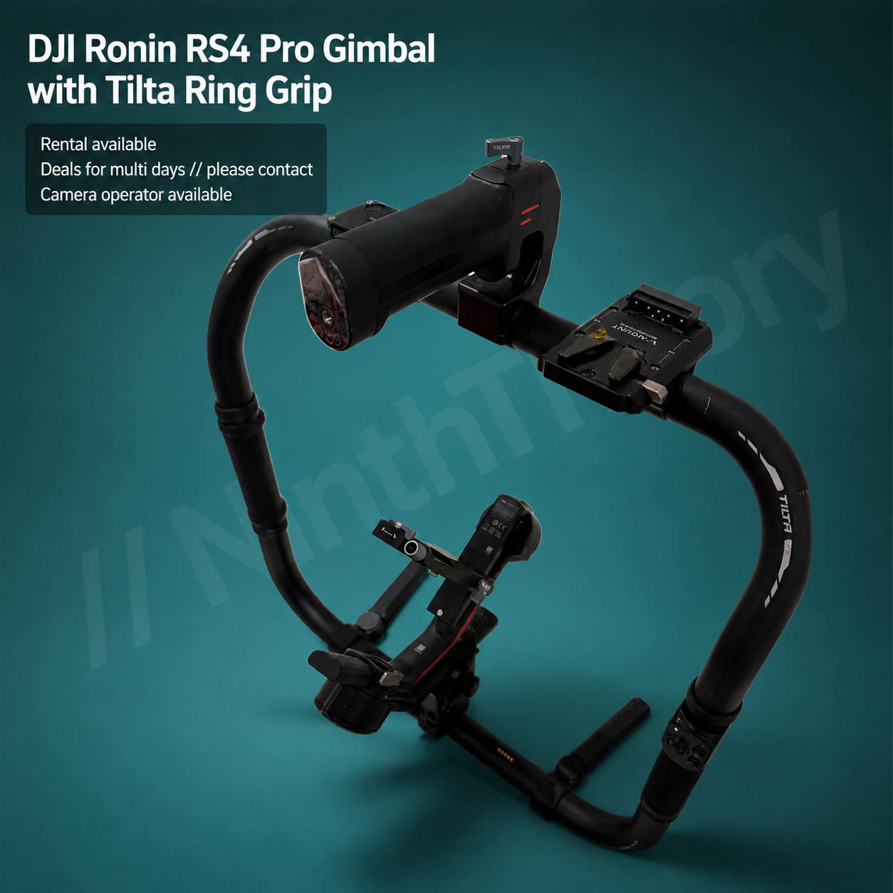 Tilta ring grip with rs4 pro gimbal