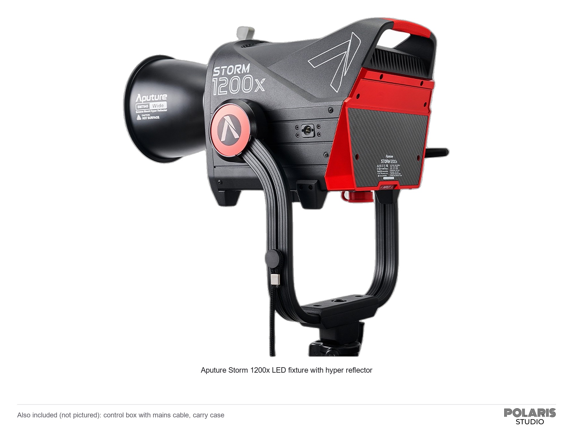 Aputure storm 1200x 1200w led, bare fixture with reflector, for big sets
