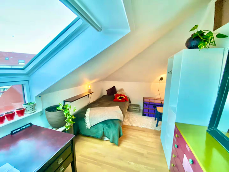 Sentralt og hyggelig rom med arbeidsplass sentralt i oslo